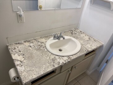 2107644 Granite Adonis White Vanity