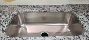 2104499 Granite Ashen White sink