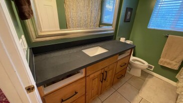 2107399 Quartz Caesarstone Black Tempal