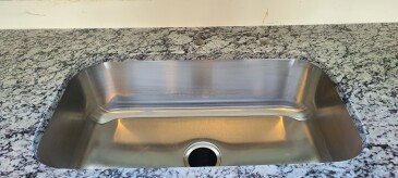 2105230 Granite Ashen White sink