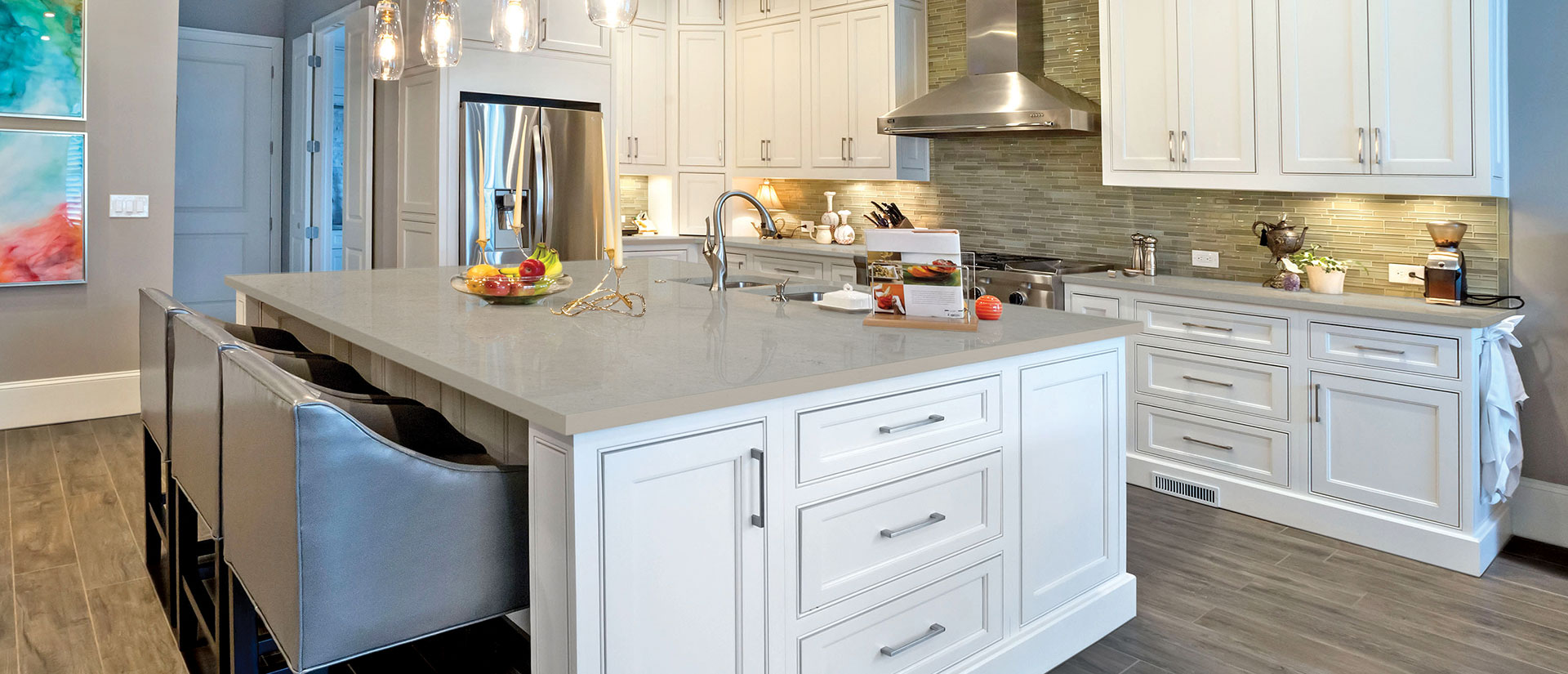 Fossil Gray Accent Countertops