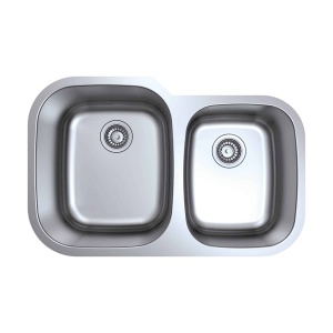 Kitchen Stainless Unequal Double BBL 16g