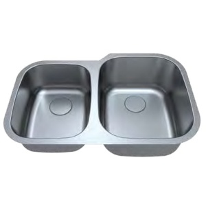 Kitchen Stainless Unequal Double BBR 16g