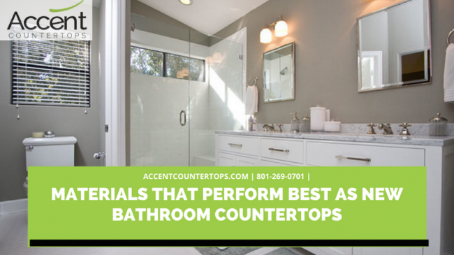 Materials That Perform Best As New Bathroom Countertops