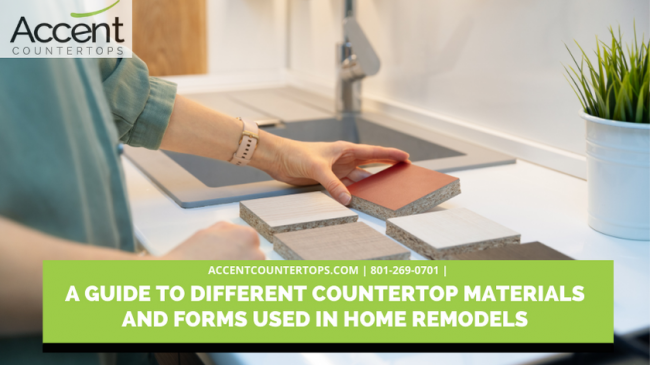 A Guide To Different Countertop Materials and Forms Used in Home Remodels