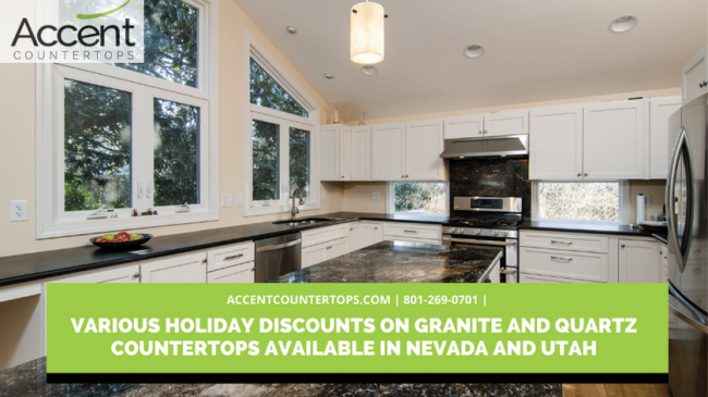 Various Holiday Discounts on Granite and Quartz Countertops Available in Nevada and Utah