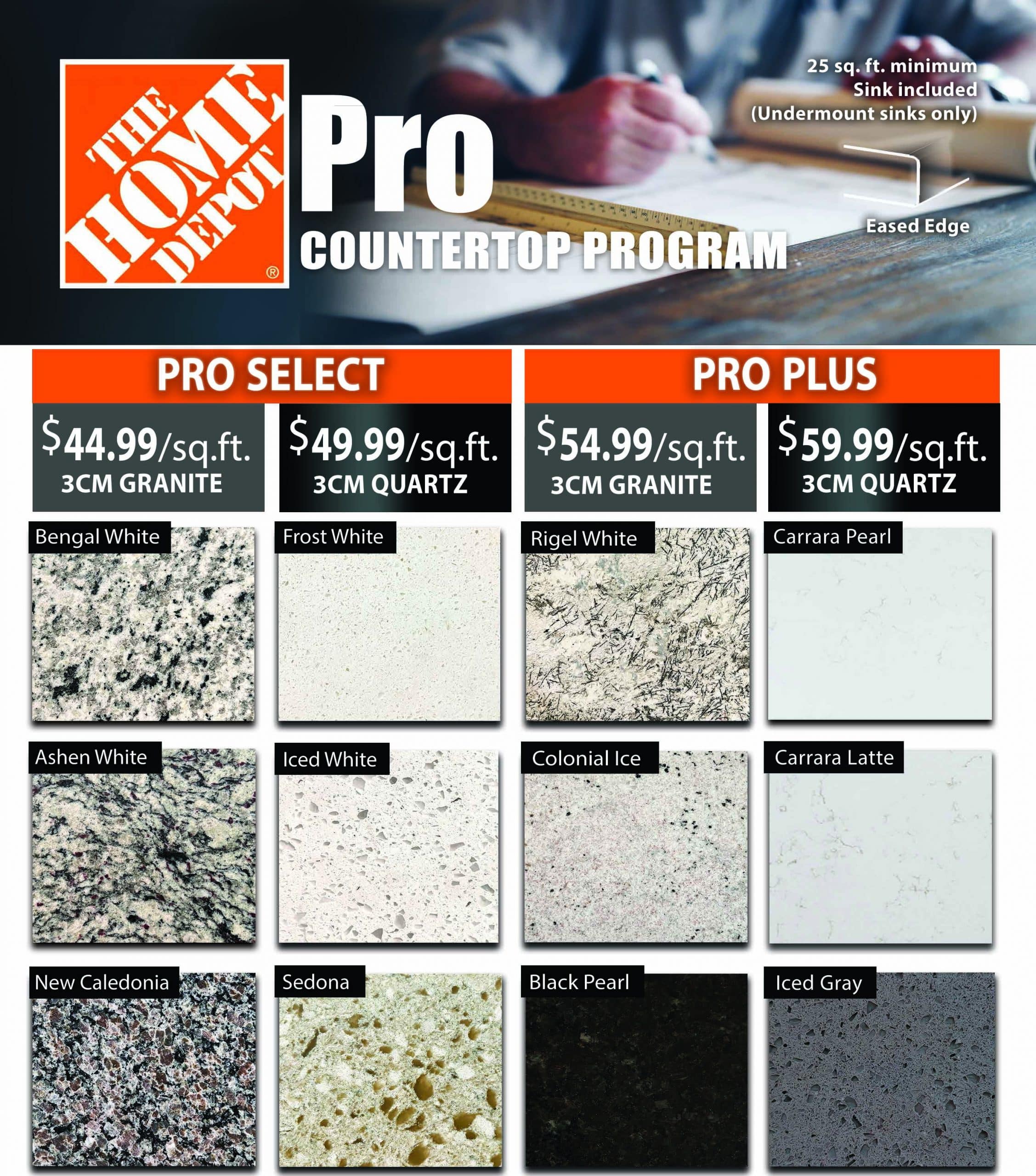Home Depot Pro Countertop Program Accent Countertops