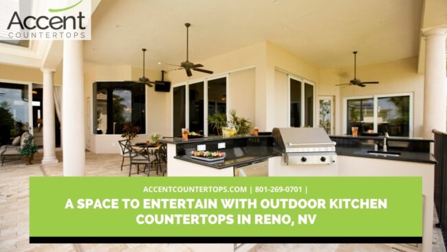 A Space to Entertain with Outdoor Kitchen Countertops in Reno, NV
