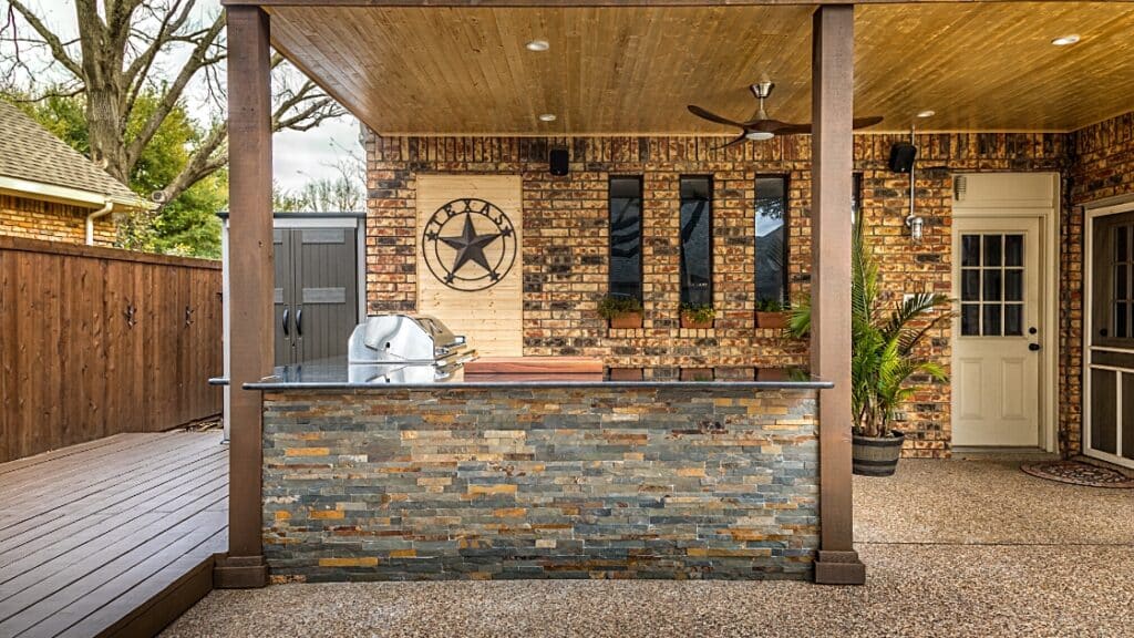 outdoor kitchen countertops