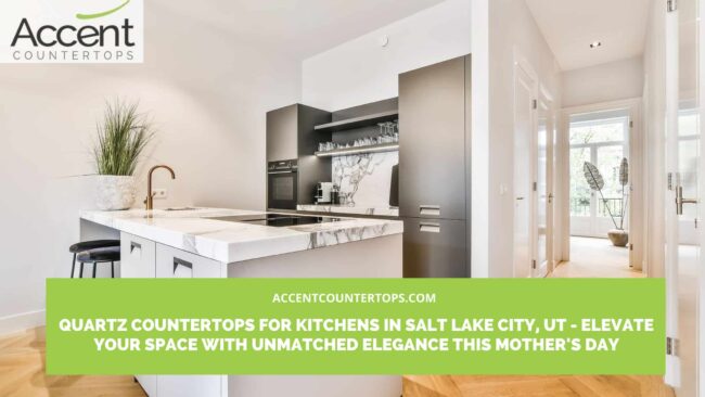 Quartz countertops for kitchens in Salt Lake City