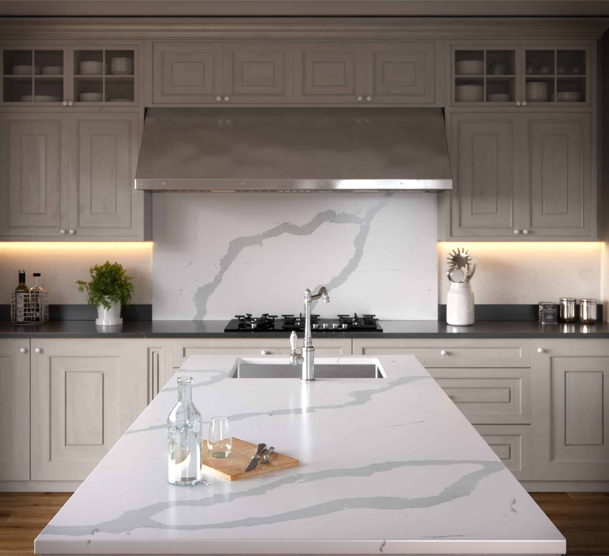 Calacatta Prestige Installed 1