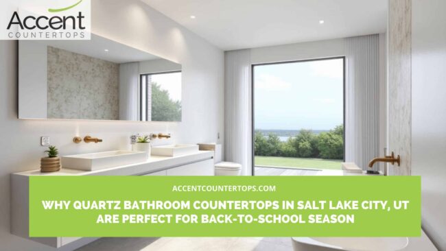 Why Quartz Bathroom Countertops in Salt Lake City, UT Are Perfect for Back-to-School Season Quartz bathroom countertops in Salt Lake City