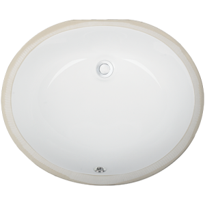 Vanity Porcelain Standard Oval
