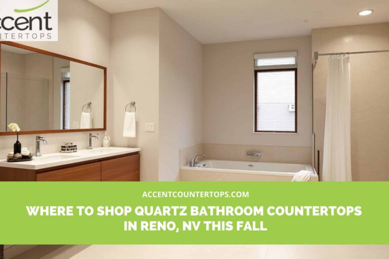 Quartz bathroom countertops in Reno