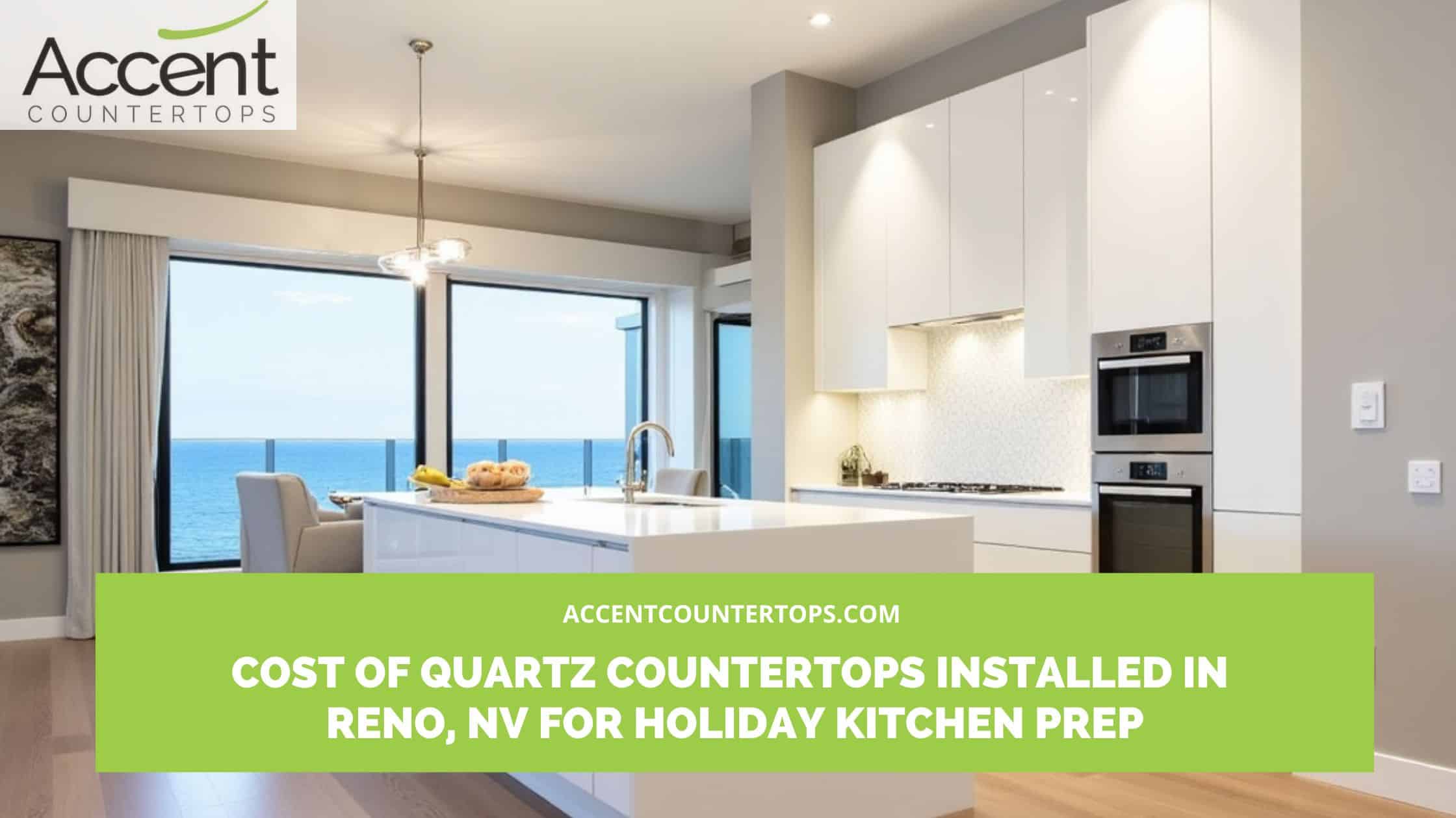 Cost of quartz countertops installed in Reno