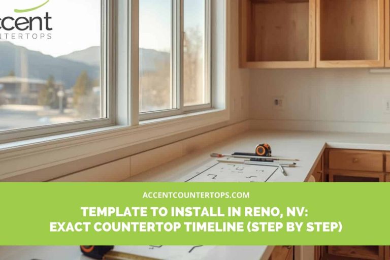 countertop install timeline Reno