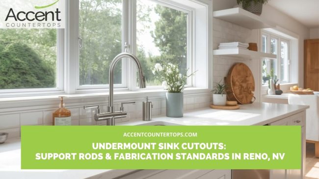 undermount sink cutout support Reno