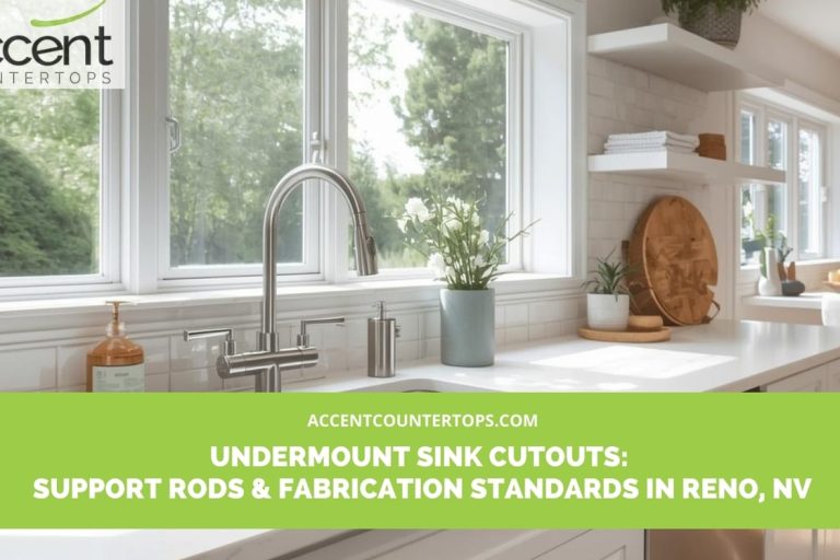 undermount sink cutout support Reno