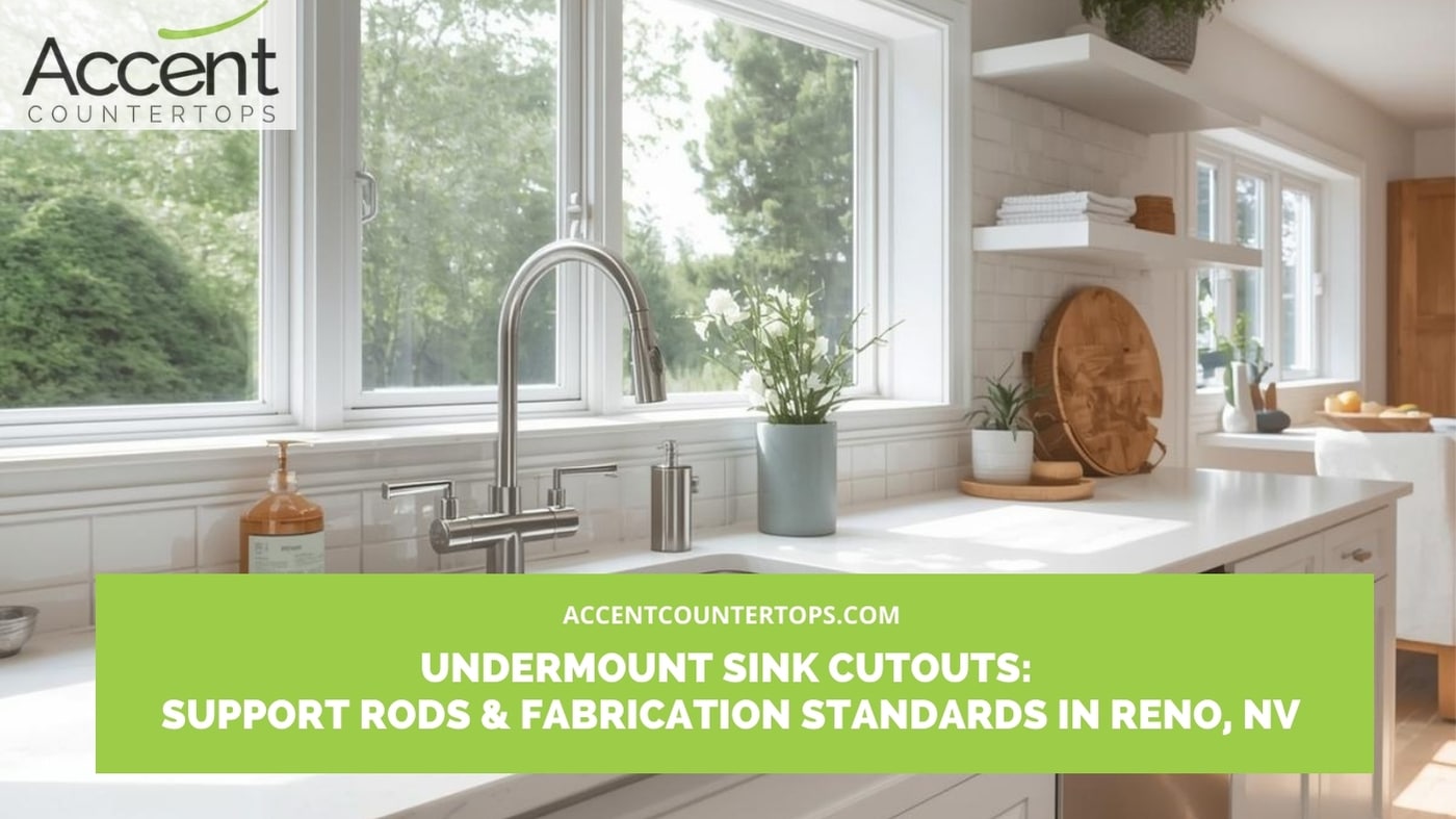 undermount sink cutout support Reno