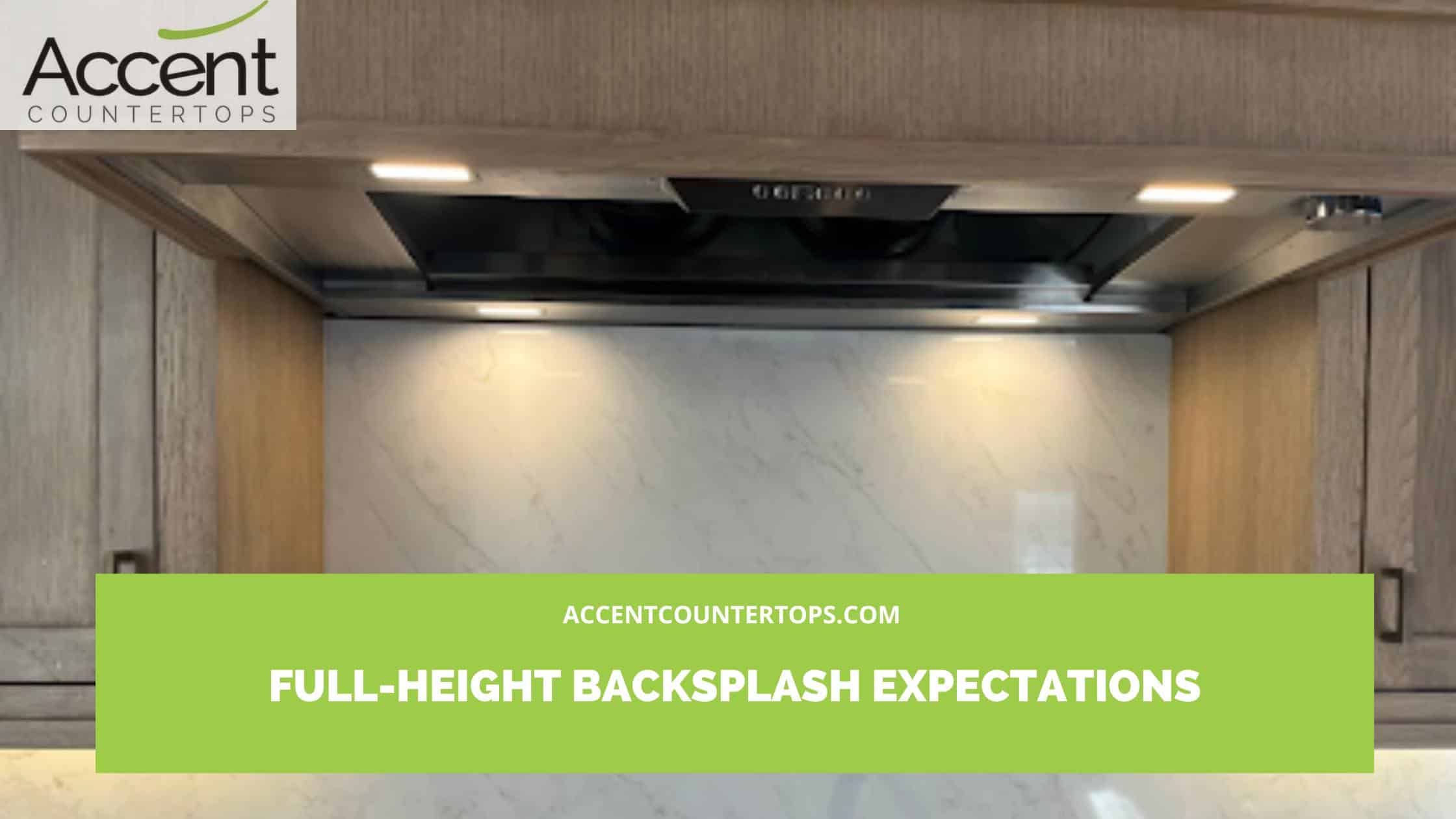 full-height backsplash