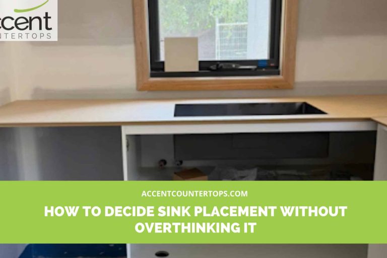 sink placement ideas