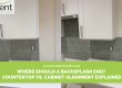 backsplash alignment