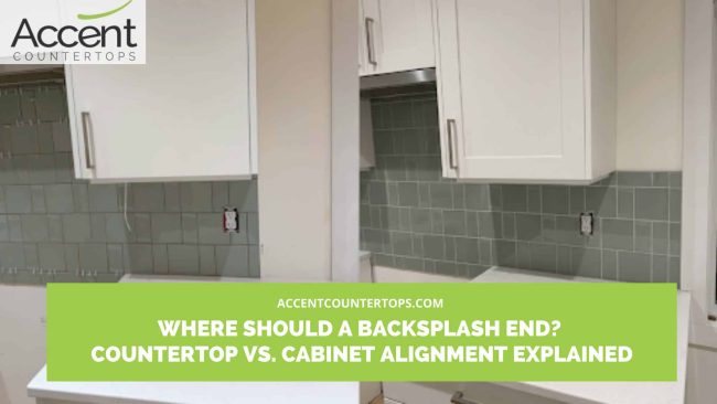 Where Should a Backsplash End Countertop vs. Cabinet Alignment Explained backsplash alignment