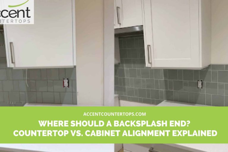 backsplash alignment