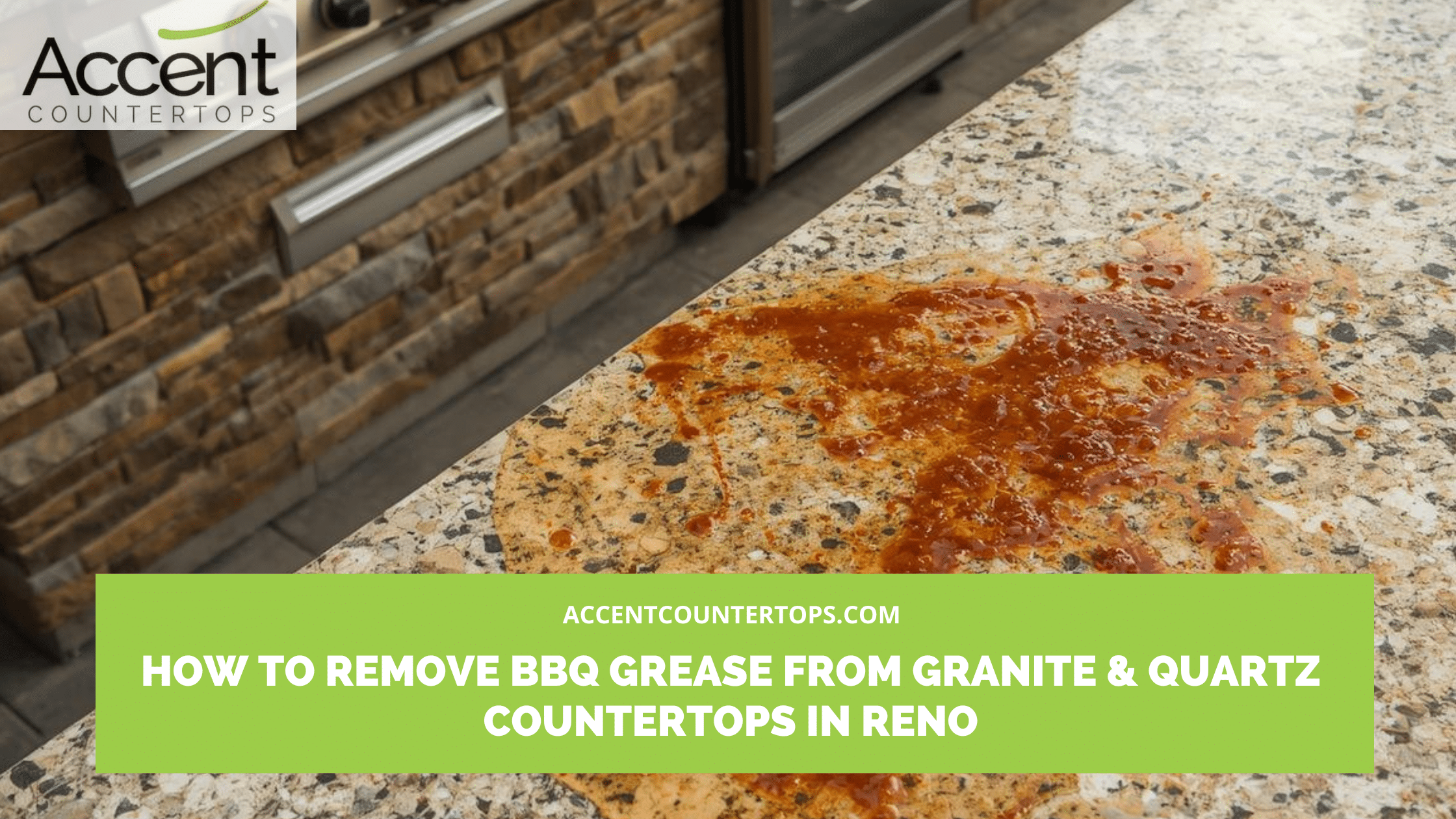 grease stain removal granite quartz Reno