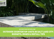 outdoor kitchen countertop cost Salt Lake City