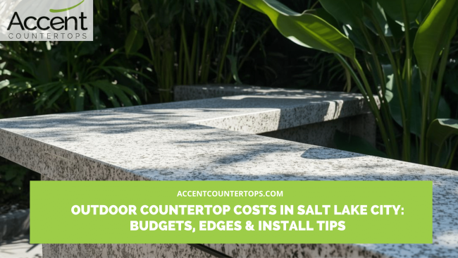 outdoor kitchen countertop cost Salt Lake City
