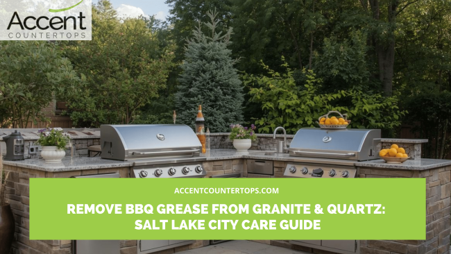 grease stain removal granite quartz Salt Lake City