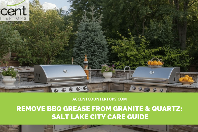 grease stain removal granite quartz Salt Lake City