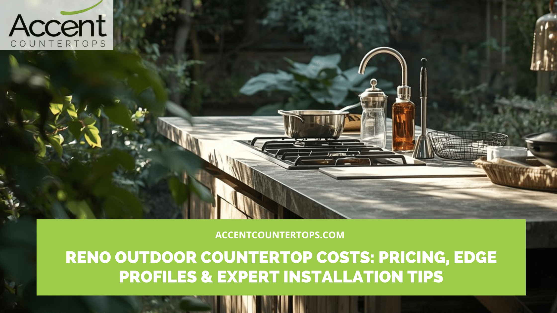 outdoor kitchen countertop cost Reno