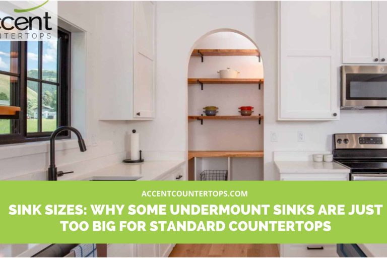 undermount sink size