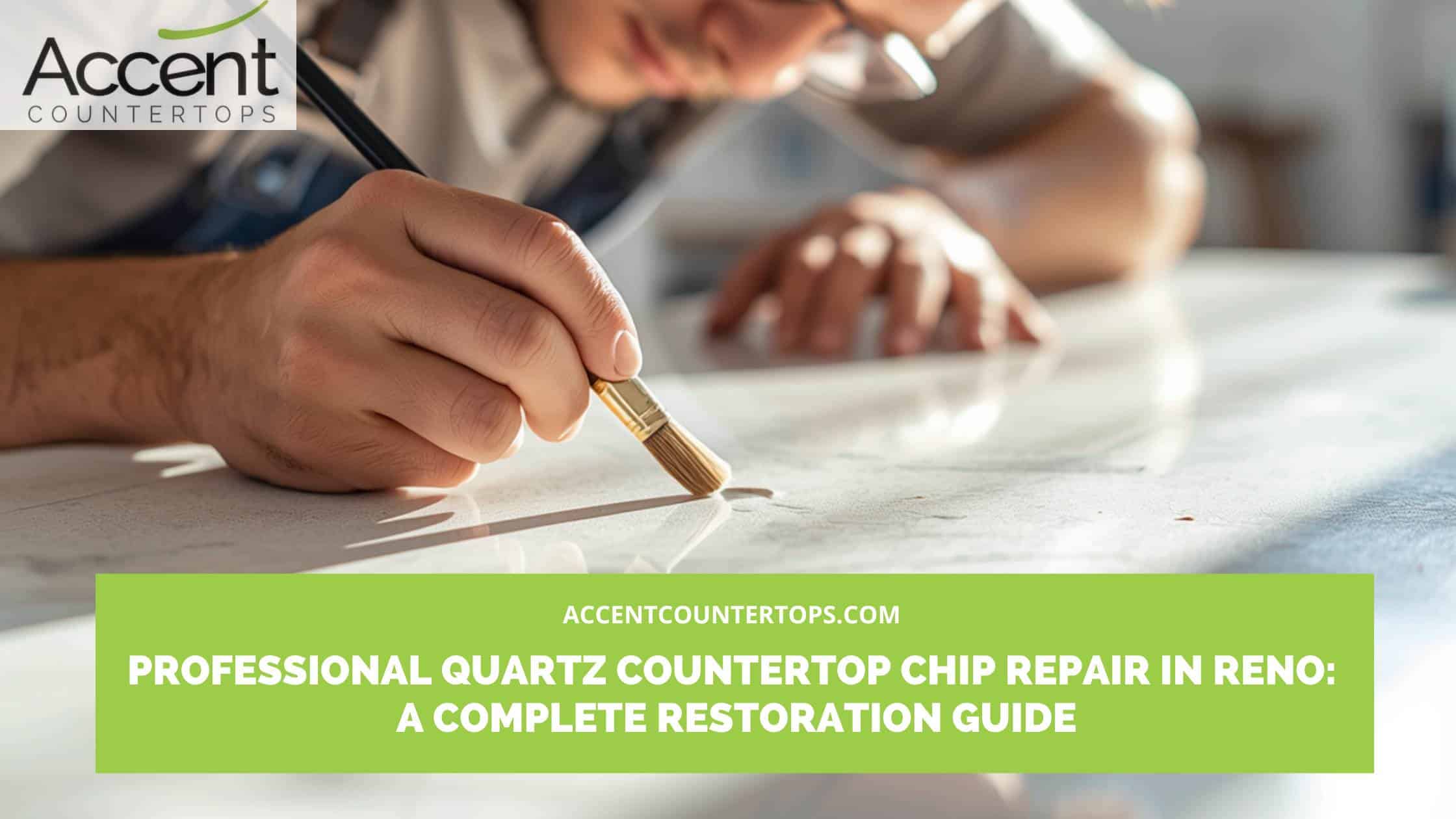 repair chip in quartz countertop Reno