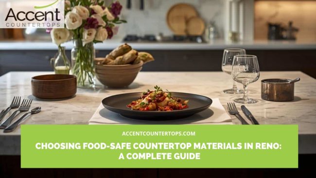 food safe countertop materials Reno