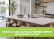 island overhang seating supports Reno