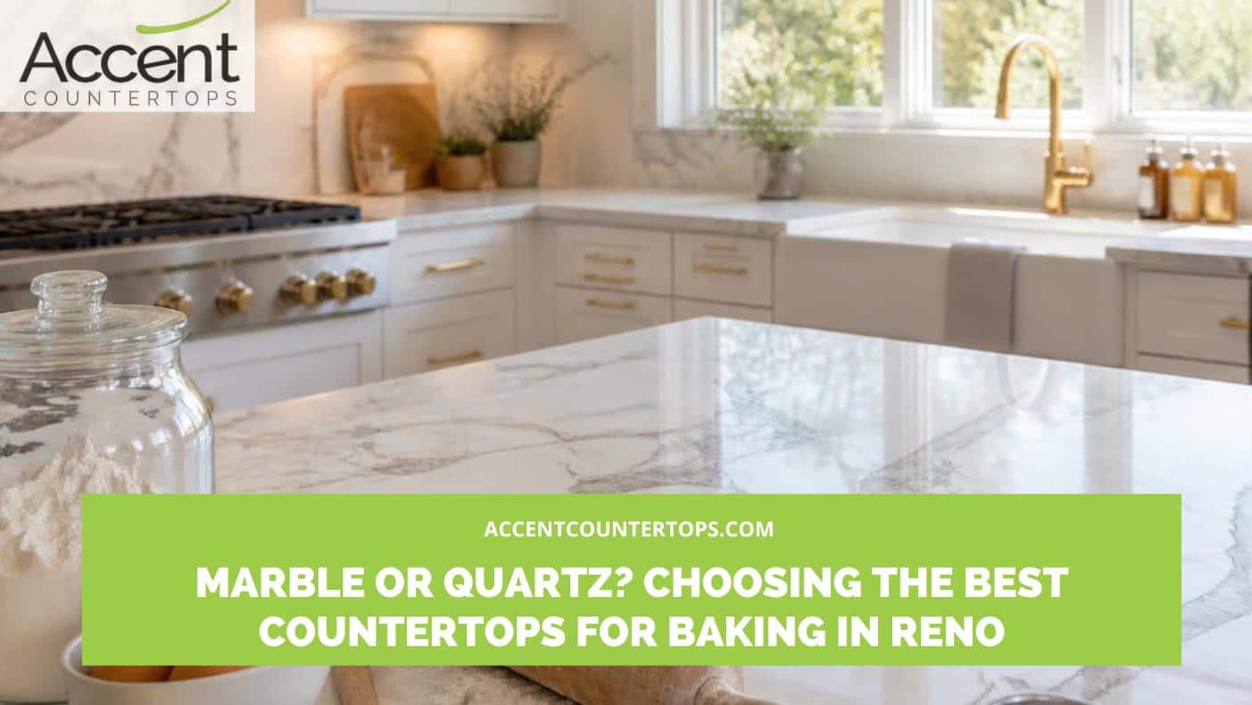 best countertop for baking marble vs quartz Reno