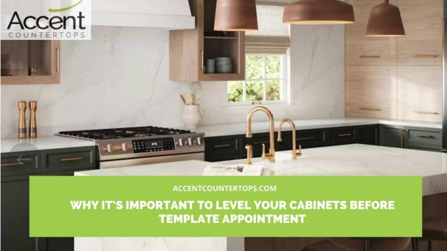 level cabinets before countertops