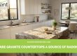 granite countertops and radon