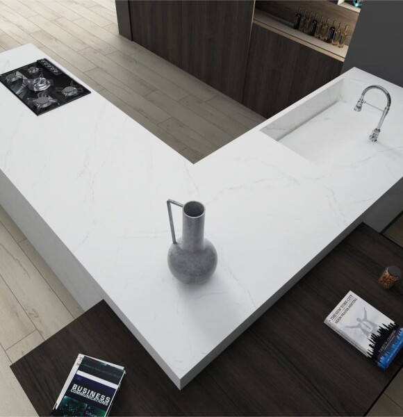 Calacatta Opal Installed 4