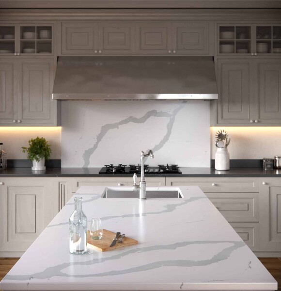 Calacatta Prestige Installed 1